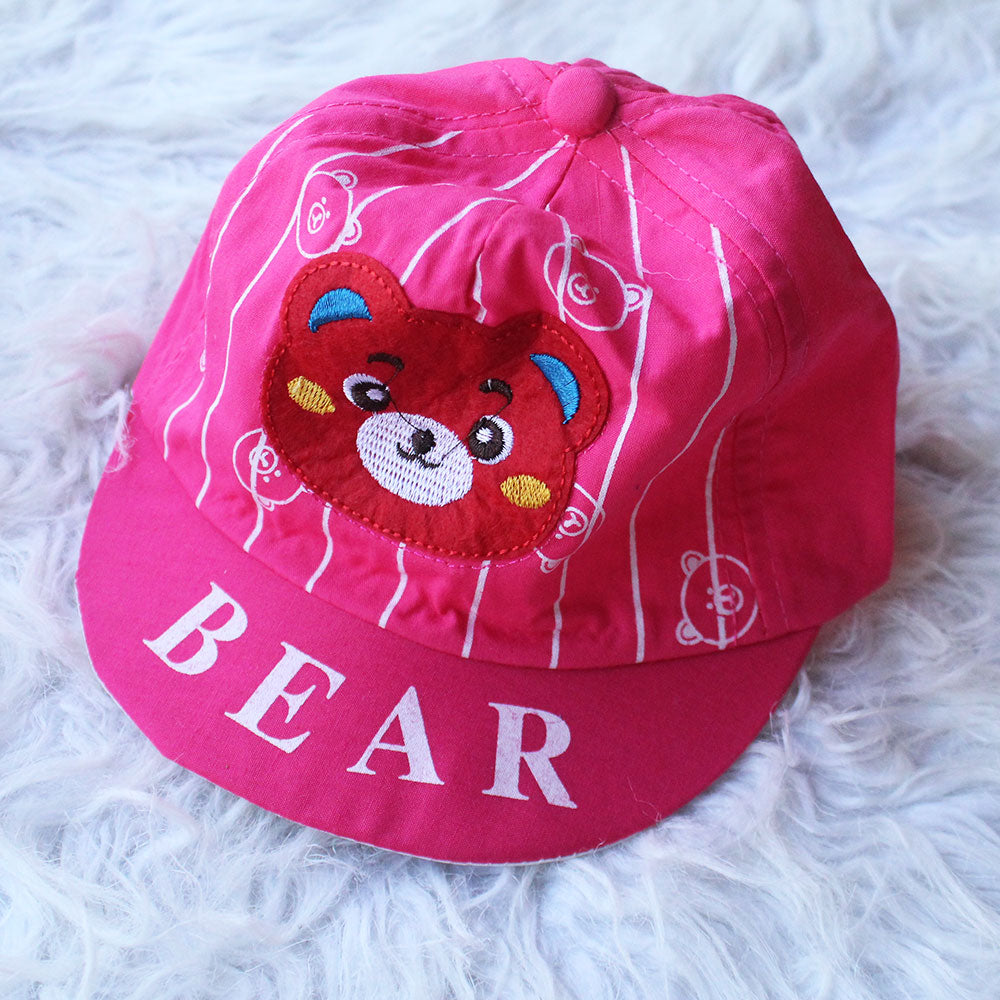 Baby Cute Kids 3d Embroidered Bear Fancy Hat Cap for 0-2 Years