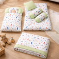 Soft & Cozy Baby Bedding Set - Green (7-Piece)