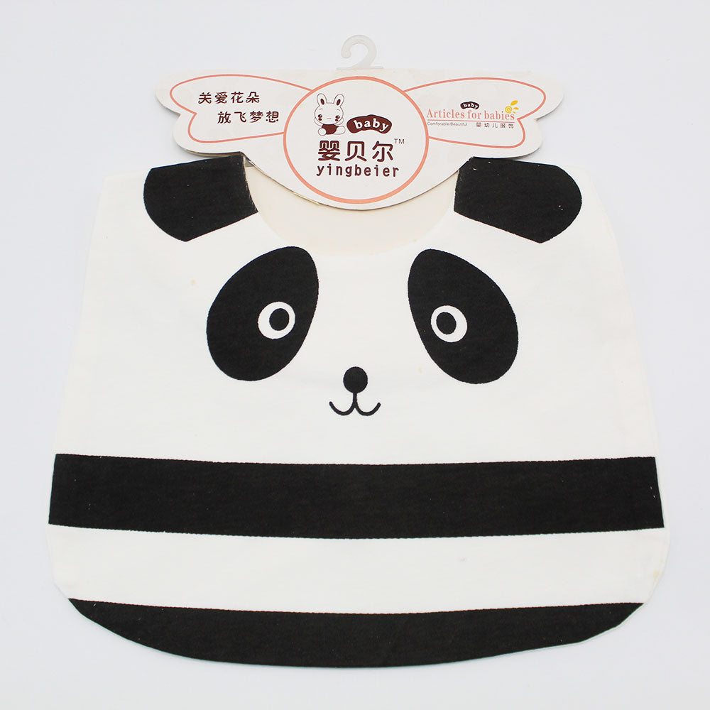 Baby Character Cotton Button Bib