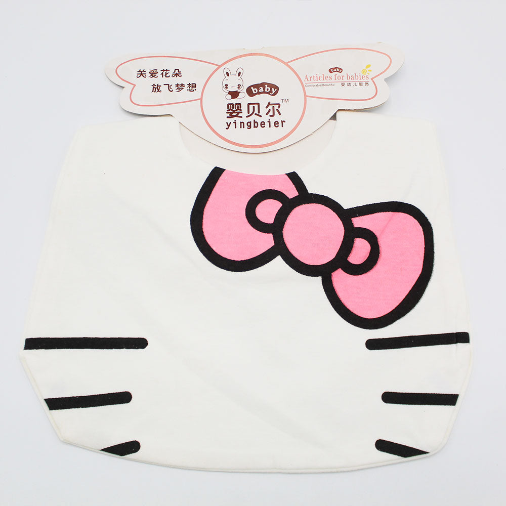 Baby Character Cotton Button Bib