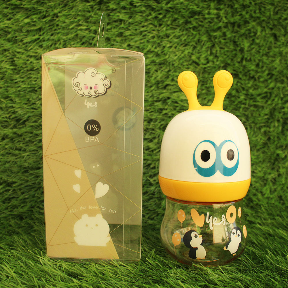 Imported Yes 3D Cartoon Snail Big Eyes Plastic Baby Feeder with Handles 120ml - 4oz