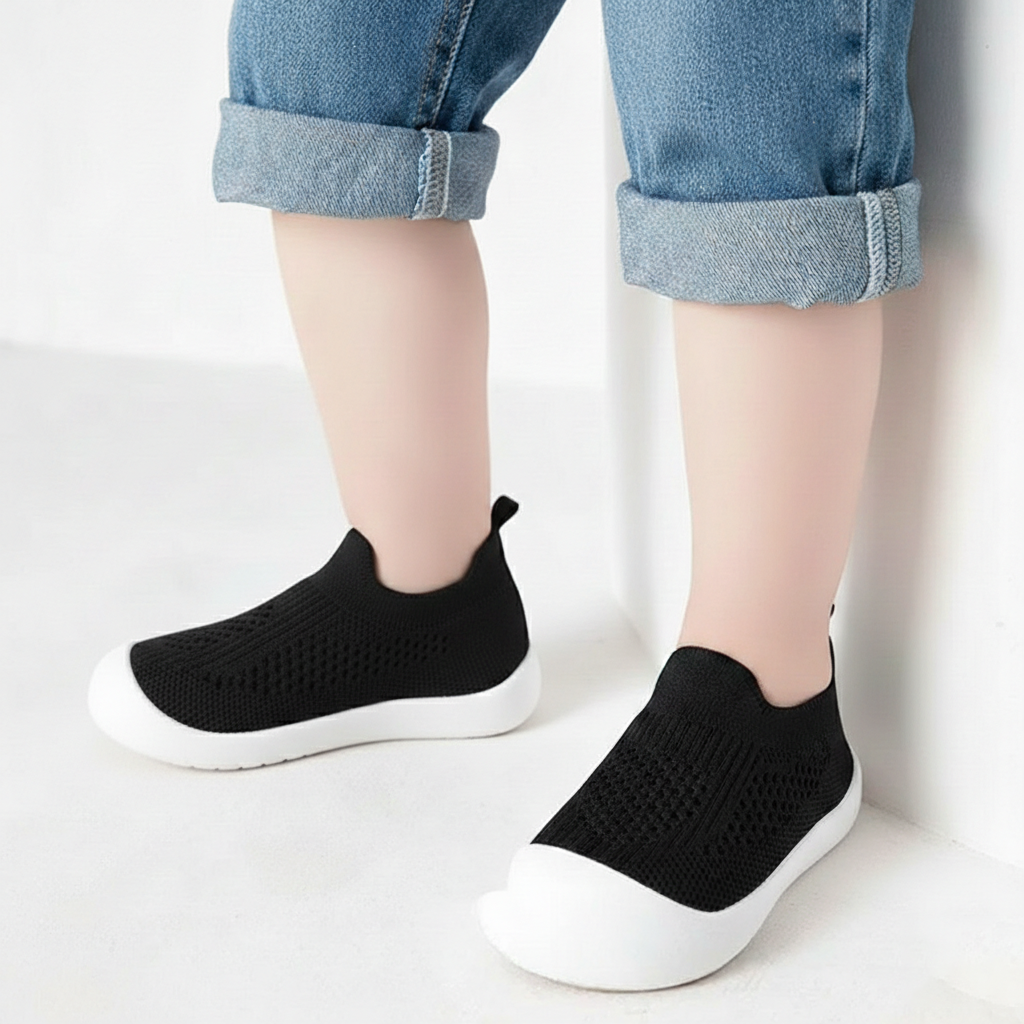 Imported Baby Kids Breathable Mesh Sneakers | Soft Bottom Non-Slip Shoes for Girls & Boys (0–4 Years)