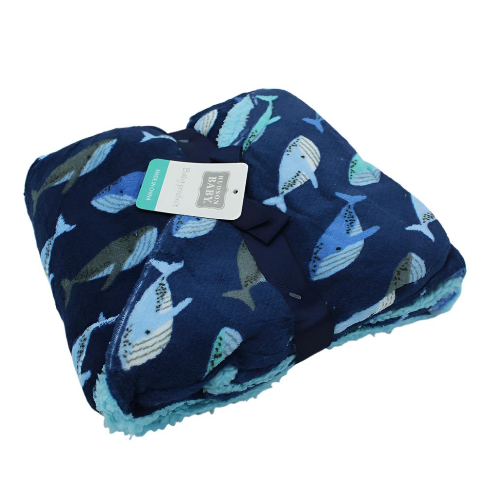 Imported Baby Super Soft Printed Baby Blanket Hooded Wrapping Shawl Comforter Quilt