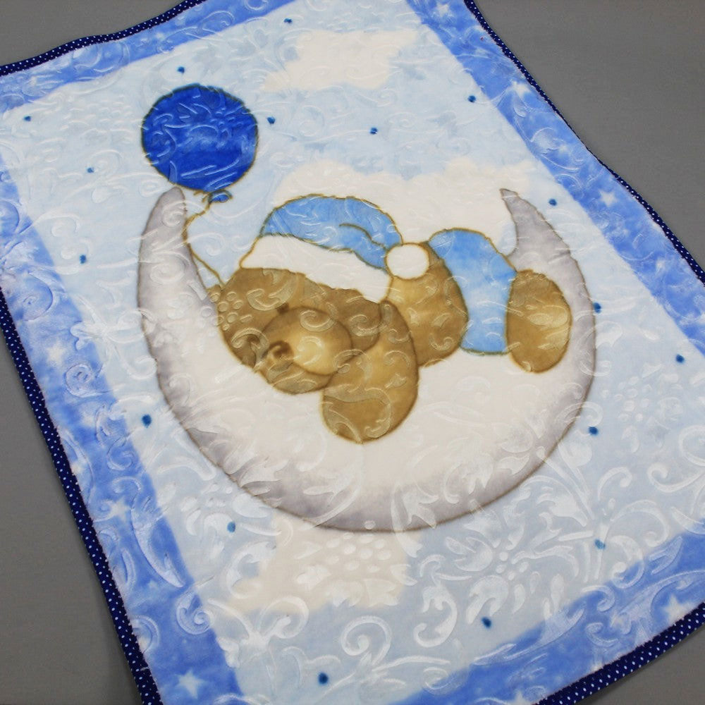 Baby Blanket Plush Mink Kitten Embossed Cot Blanket