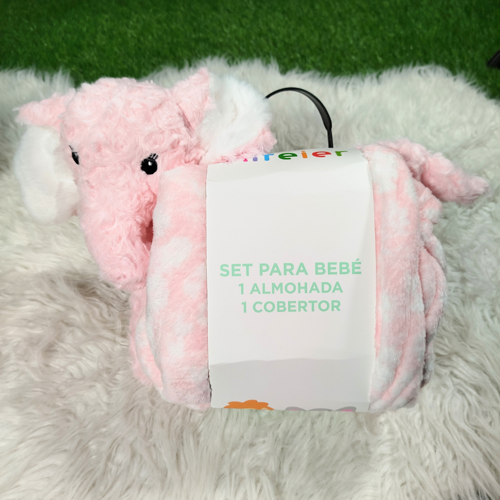 Imported Baby Super Soft Blanket with 3D Plush Big Toy | Cozy Gift Set for 0–3 Years