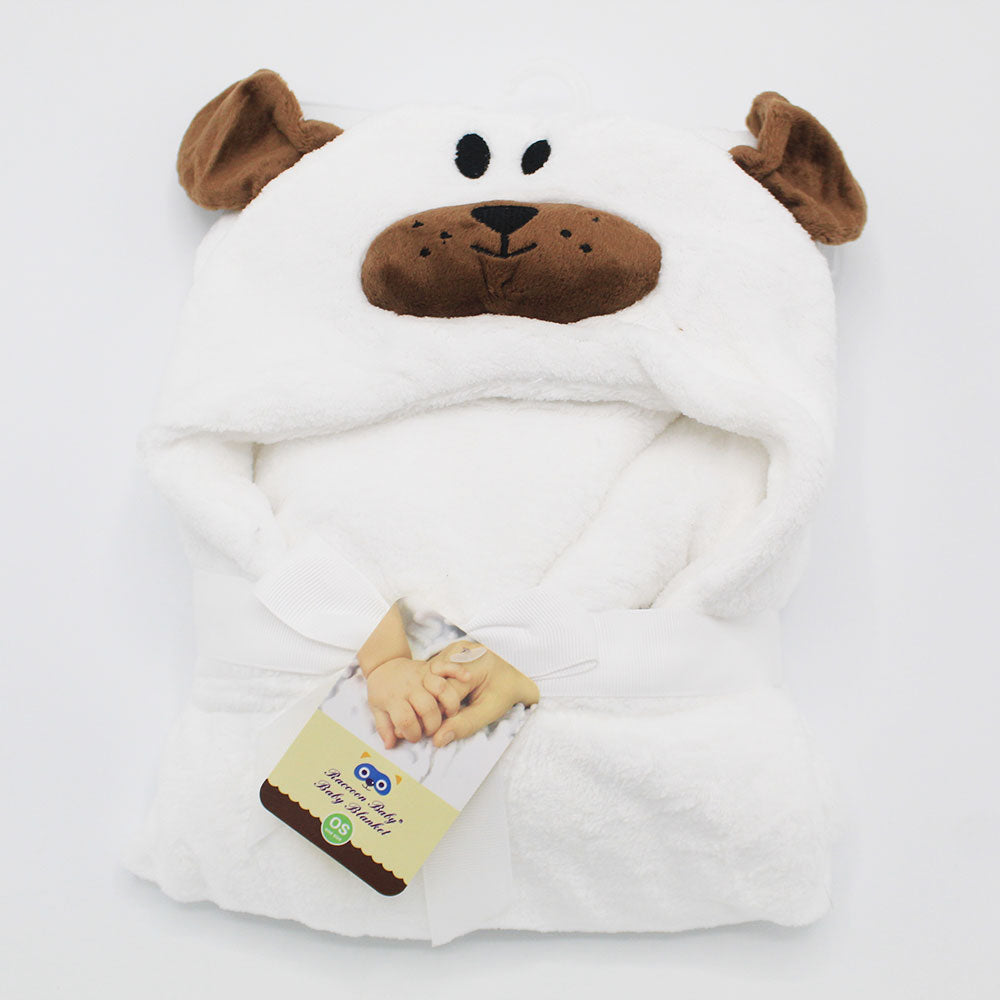 Imported Baby Plush 3D Character Super Soft Hood Blanket