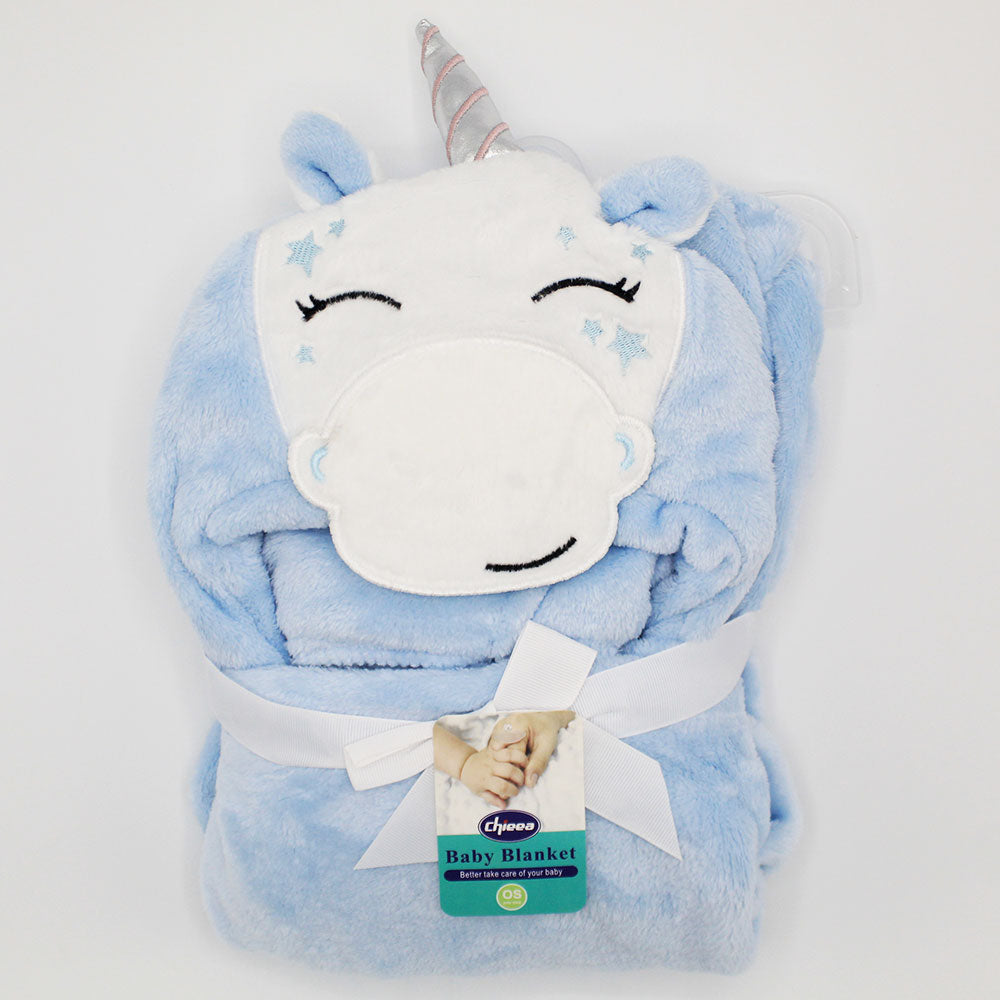 Imported Baby Plush 3D Character Super Soft Hood Blanket