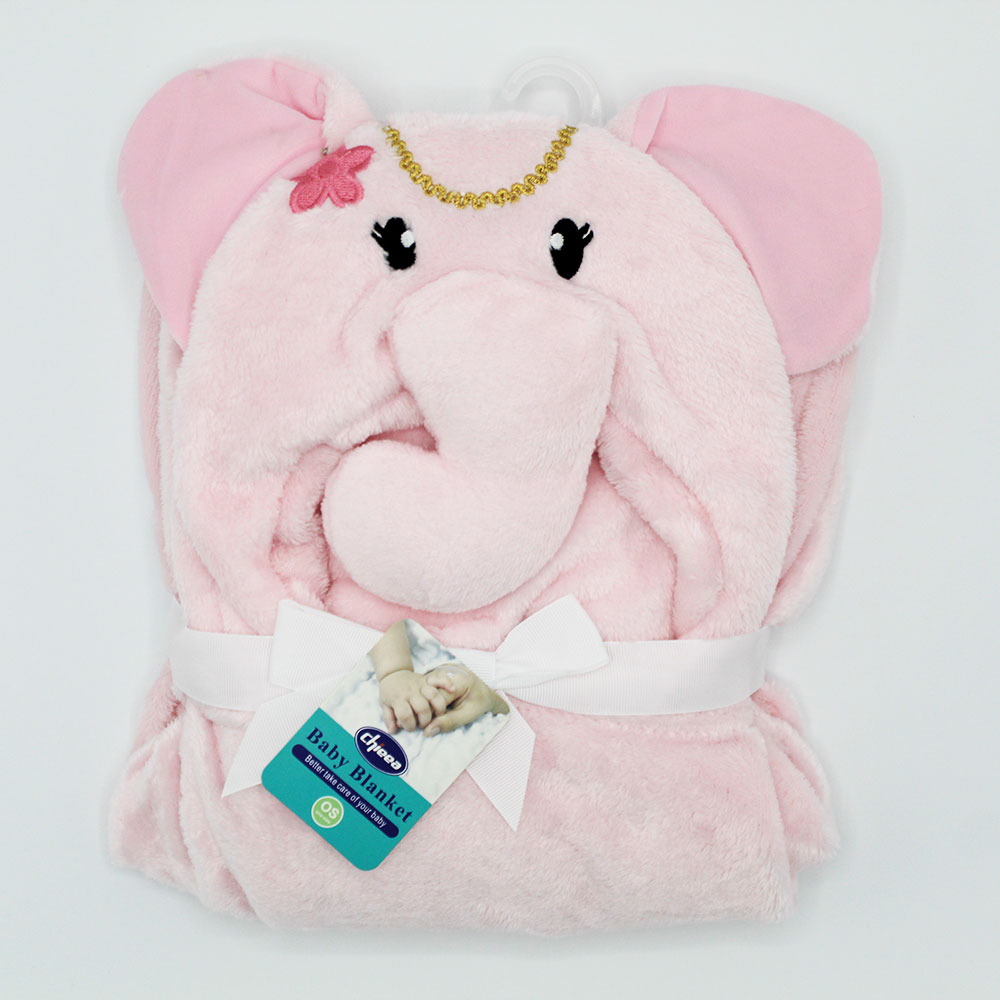 Imported Baby Plush 3D Character Super Soft Hood Blanket