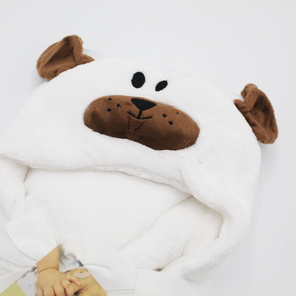 Imported Baby Plush 3D Character Super Soft Hood Blanket