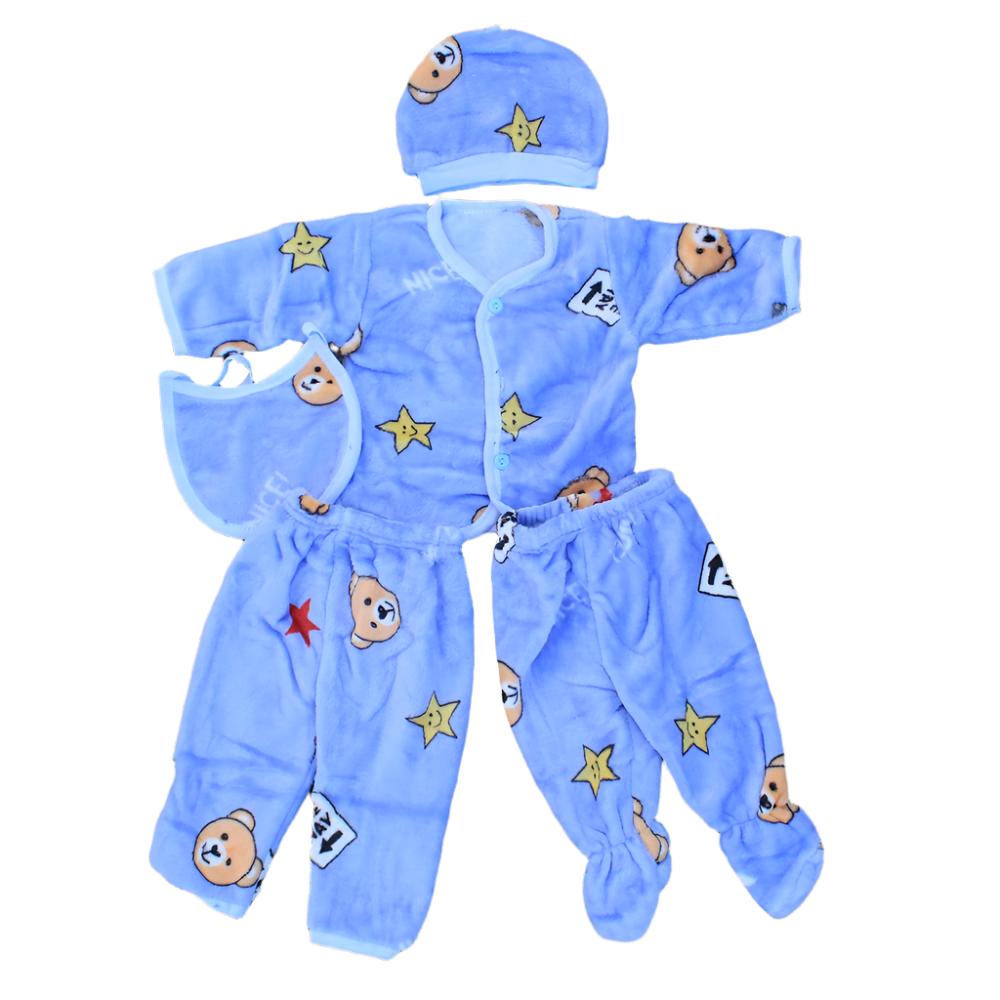 Imported Newborn Baby Winter 5 Pcs Starter Set 0-3 Months