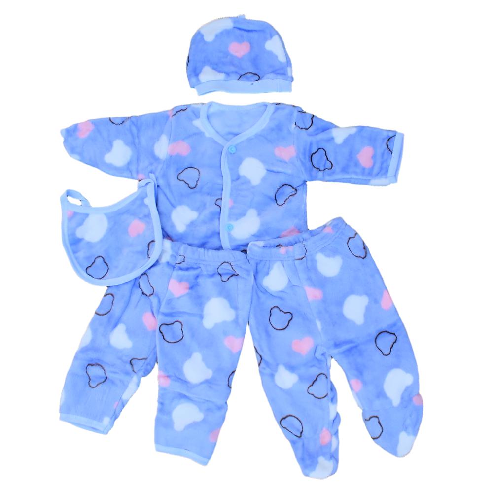 Imported Newborn Baby Winter 5 Pcs Starter Set 0-3 Months