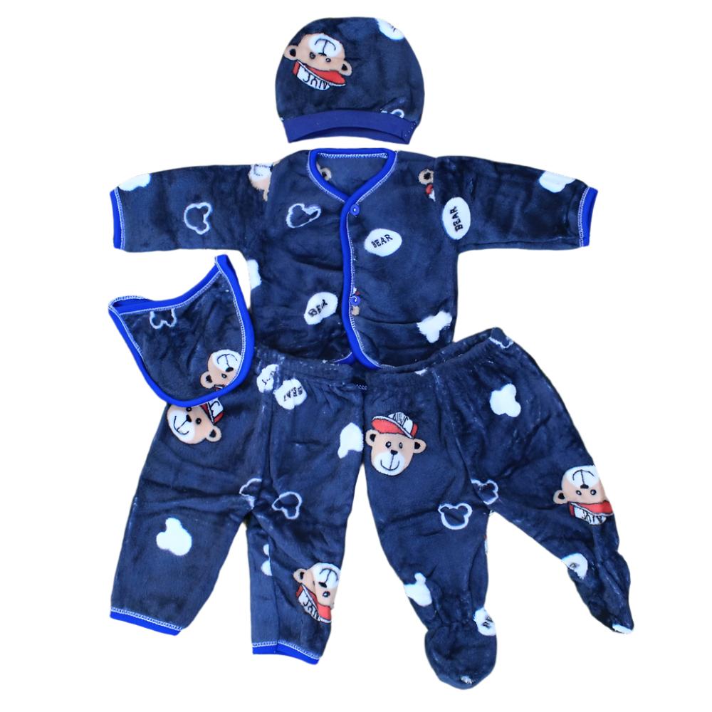 Imported Newborn Baby Winter 5 Pcs Starter Set 0-3 Months