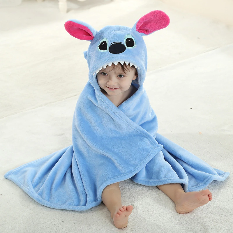 Baby Super Soft Cute 3D Character Hooded Baby AC Blanket