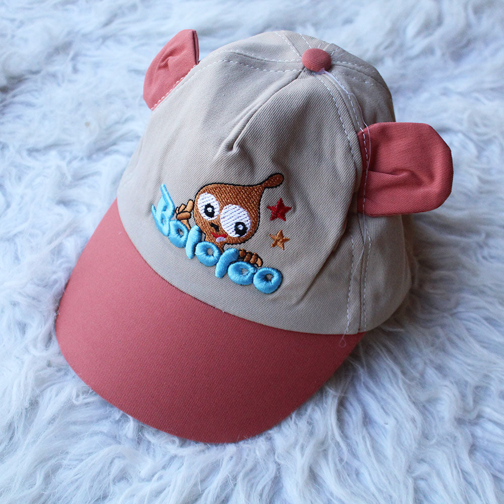 Baby Cute Kids 3d Embroidered Cartoon Ear Stylish Fancy Hat Cap for 1-5 Years