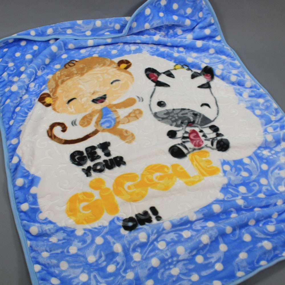 Super Soft Kids Double Ply Embossed Blanket for 3-10 Years