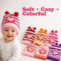 Baby Winter Love Heart Knitted Hat