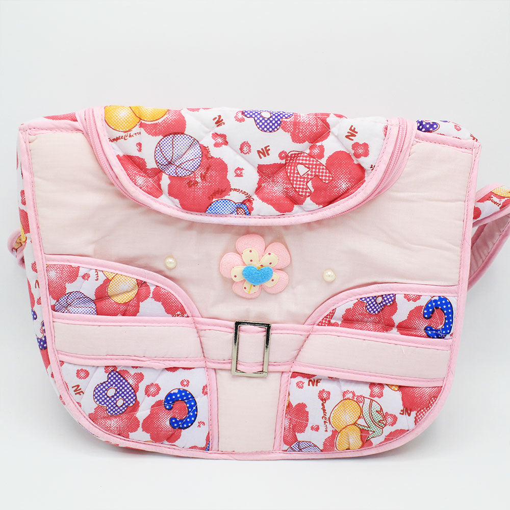 Baby Mother Diaper Bag Zipper Cute Flower Belt Style