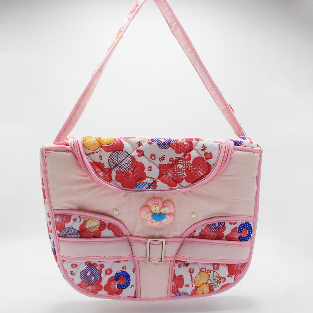 Baby Mother Diaper Bag Zipper Cute Flower Belt Style