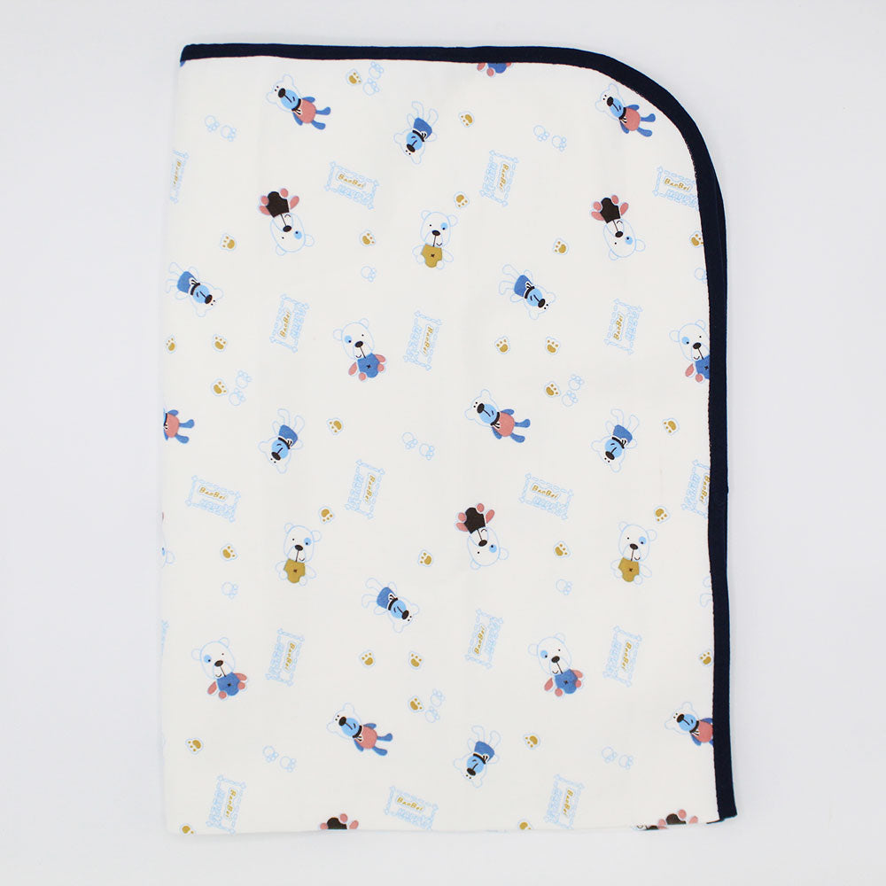 Imported Extra Large Baby Velvet Waterproof Changing Sheet with Back Plastic