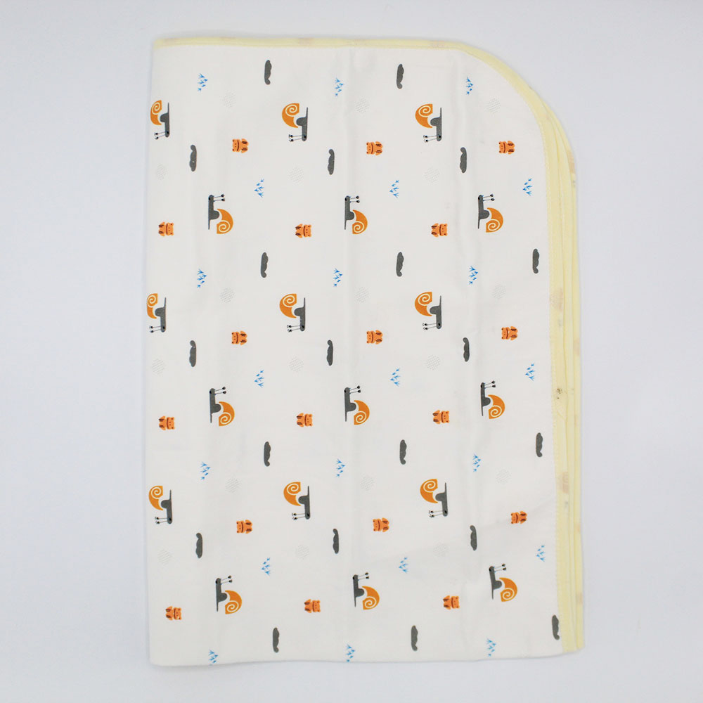 Imported Extra Large Baby Velvet Waterproof Changing Sheet with Back Plastic