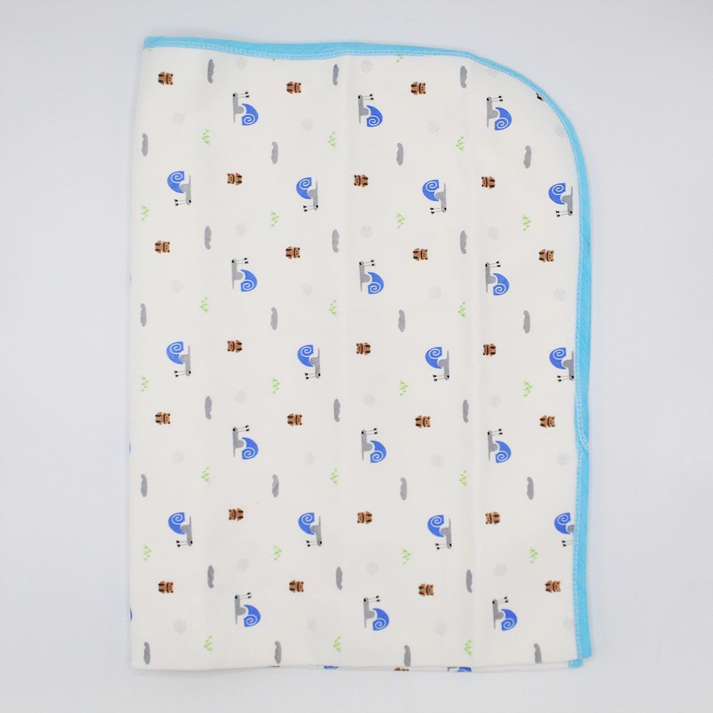 Imported Extra Large Baby Velvet Waterproof Changing Sheet with Back Plastic
