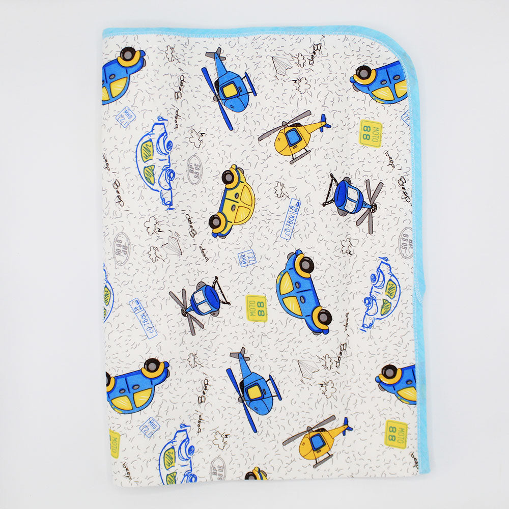 Imported Extra Large Baby Velvet Waterproof Changing Sheet with Back Plastic