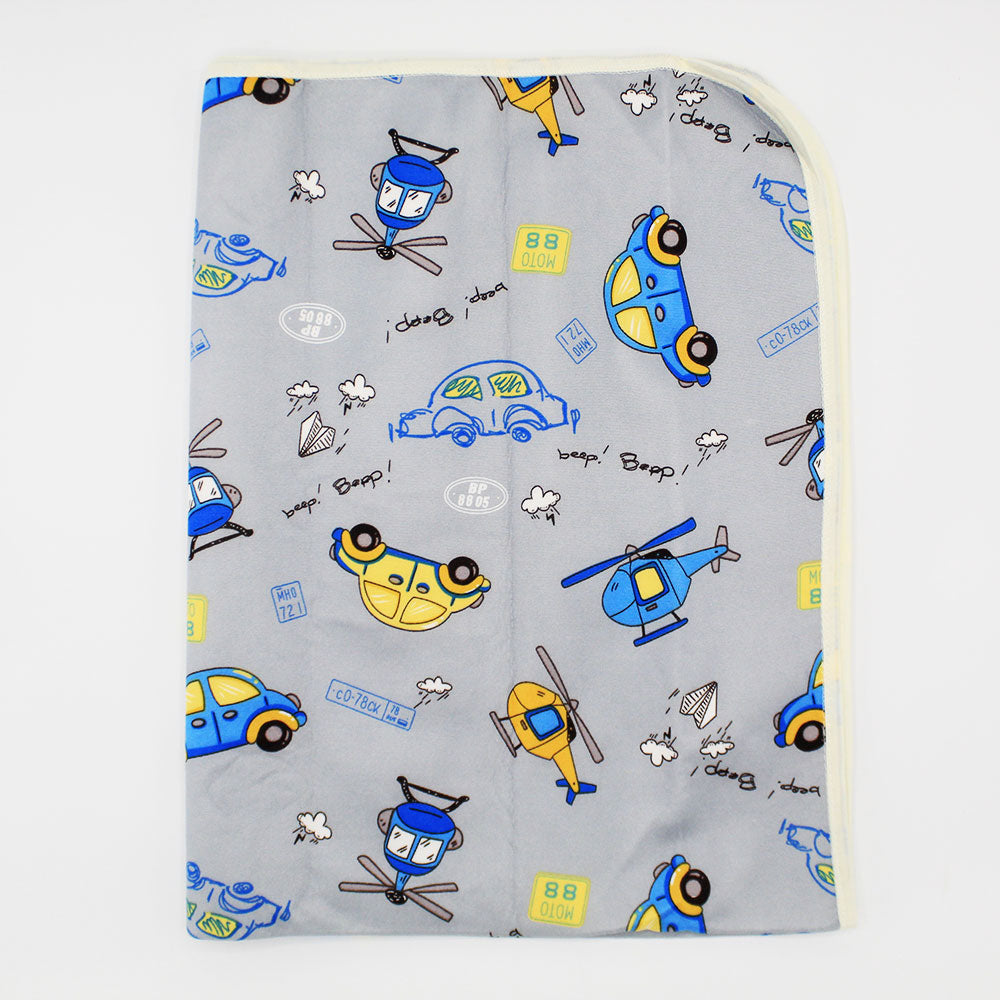 Imported Extra Large Baby Velvet Waterproof Changing Sheet with Back Plastic