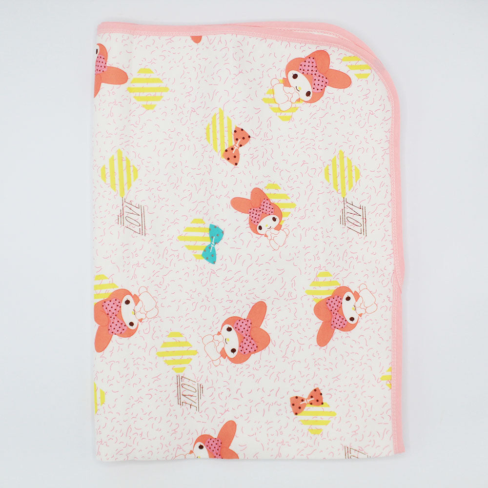 Imported Extra Large Baby Velvet Waterproof Changing Sheet with Back Plastic