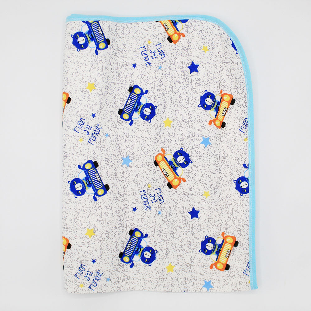 Imported Extra Large Baby Velvet Waterproof Changing Sheet with Back Plastic