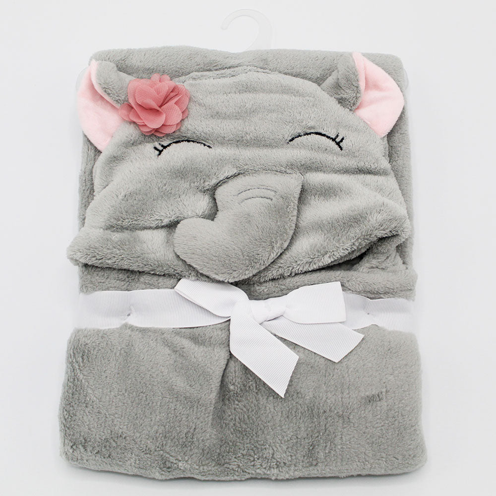 Imported Super Soft Cute 3D Character Baby Hooded Blanket