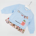 Baby Girl Cool Cat Long Sleeve Pullover Frilly Frock Sweatshirt Frock for 9 Months - 3.5 Years