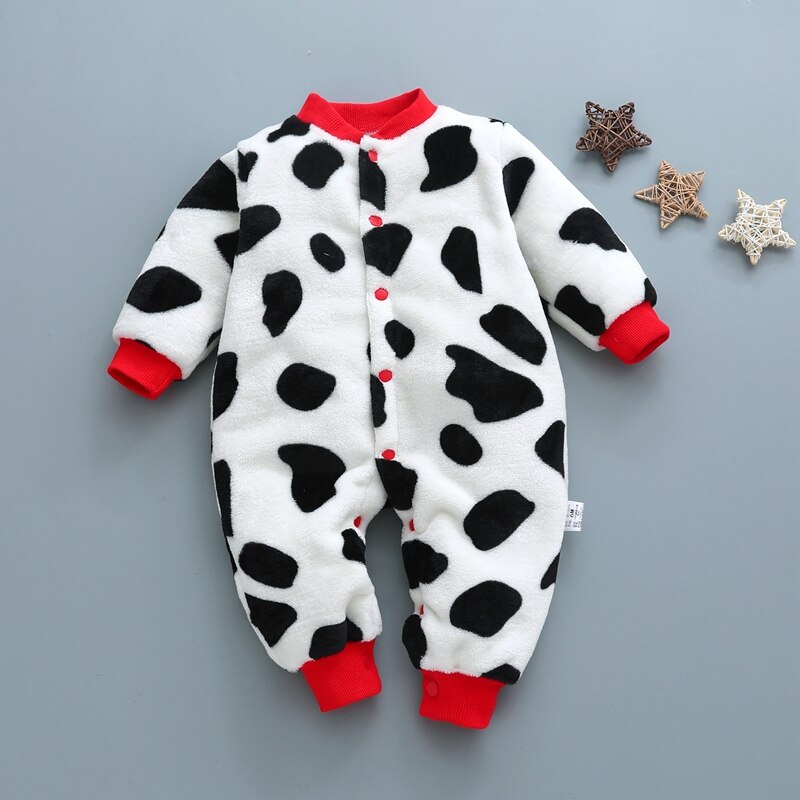 Imported Winter Baby Kids Gentleman Warm Romper for 0-18 months
