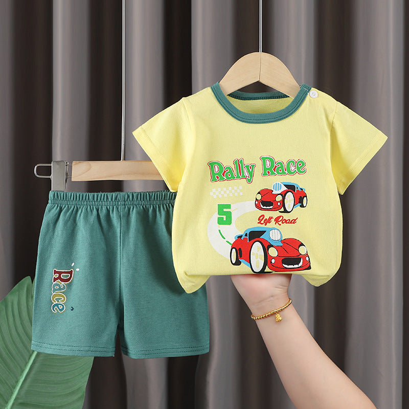 Imported Kids Cotton T-Shirt & Shorts Summer Set