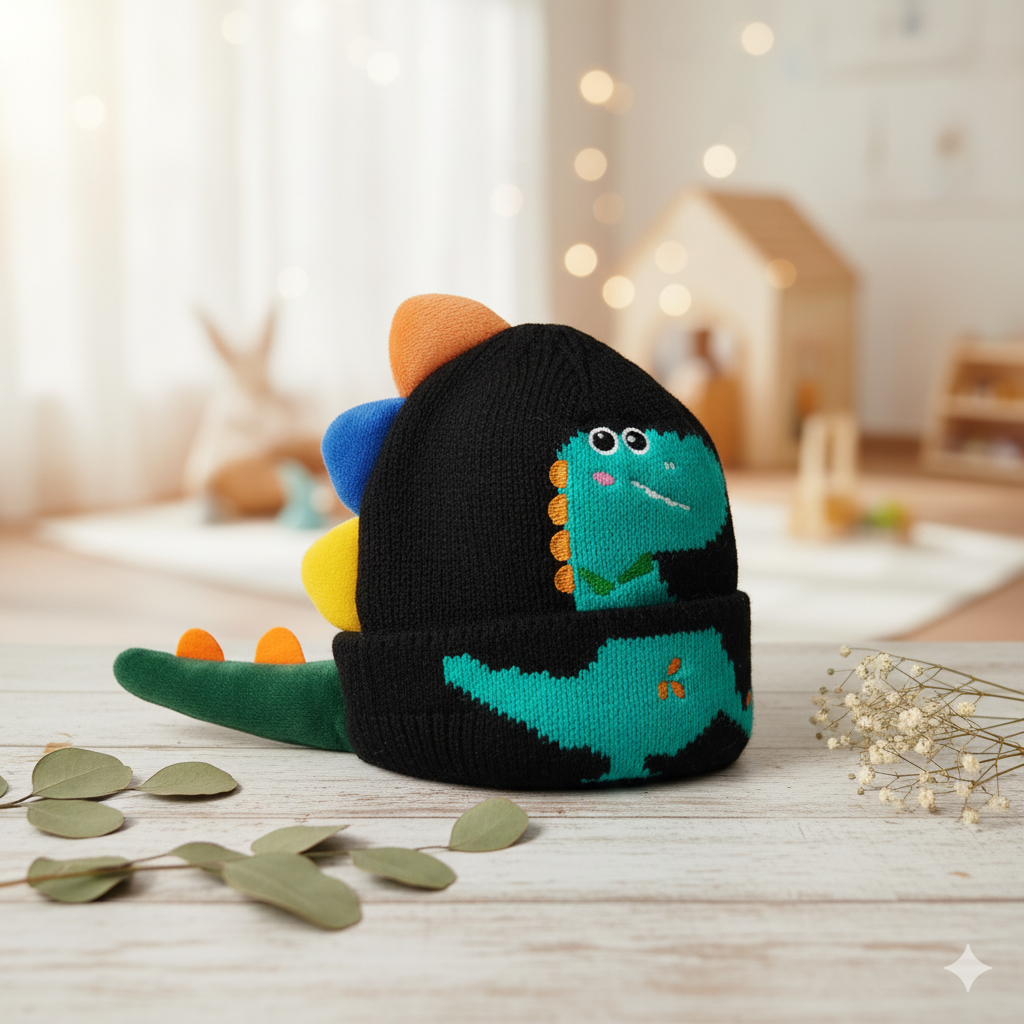 Soft Woolen Hat for 0–3 Years