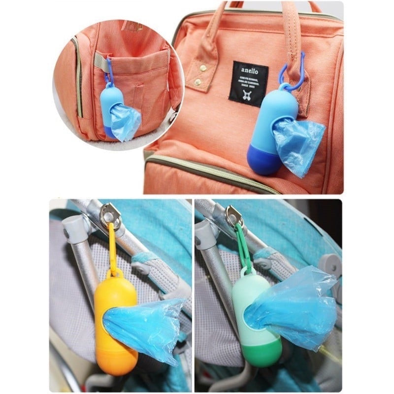 Imported Portable Diaper Shopper Dispenser with 3 Refills