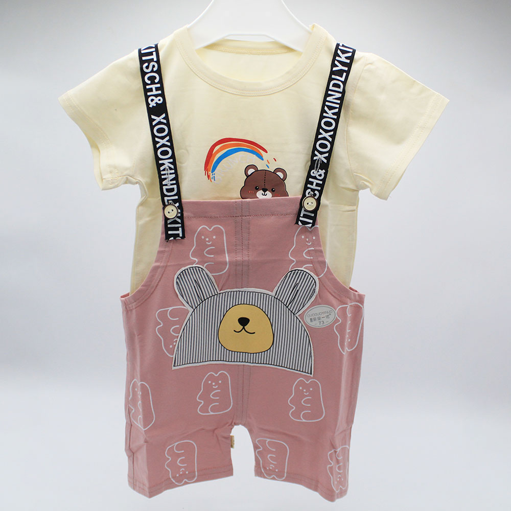 Imported Baby Kids Big Bear Dungaree Romper for 6-24 months