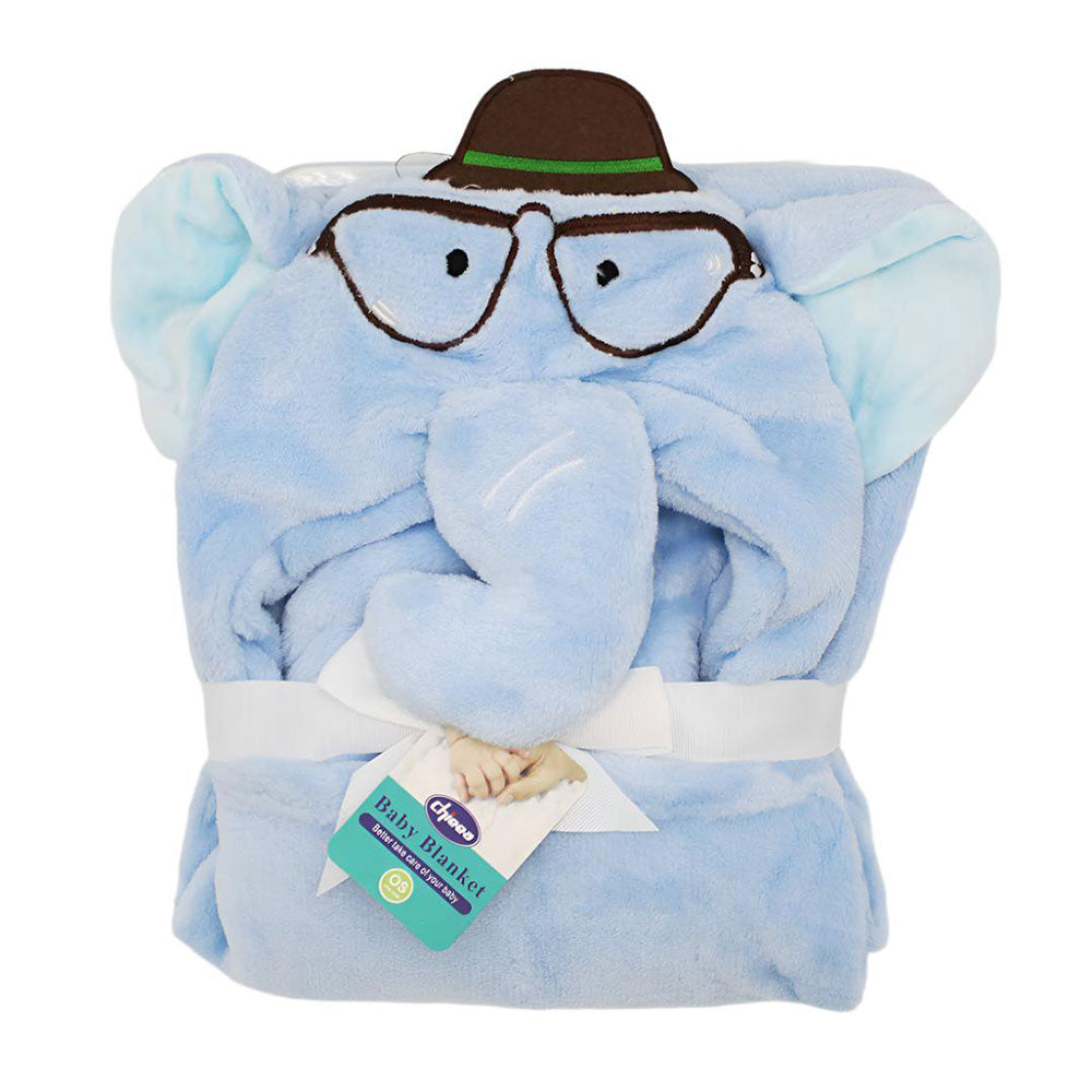 Imported Baby Plush 3D Character Super Soft Hood Blanket