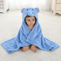 Baby Super Soft Cute 3D Character Hooded Baby AC Blanket
