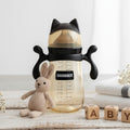 Imported PPSU Plastic Baby Feeder with Cat Style Cap and Handle with Mother Resemblance Nipple 350ml - 12oz
