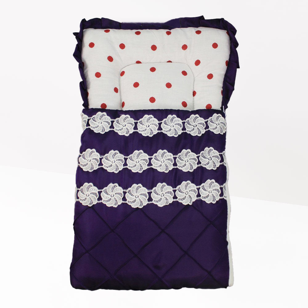 Fancy Silk Cute Flower Bail Frilly Baby Carry Nest