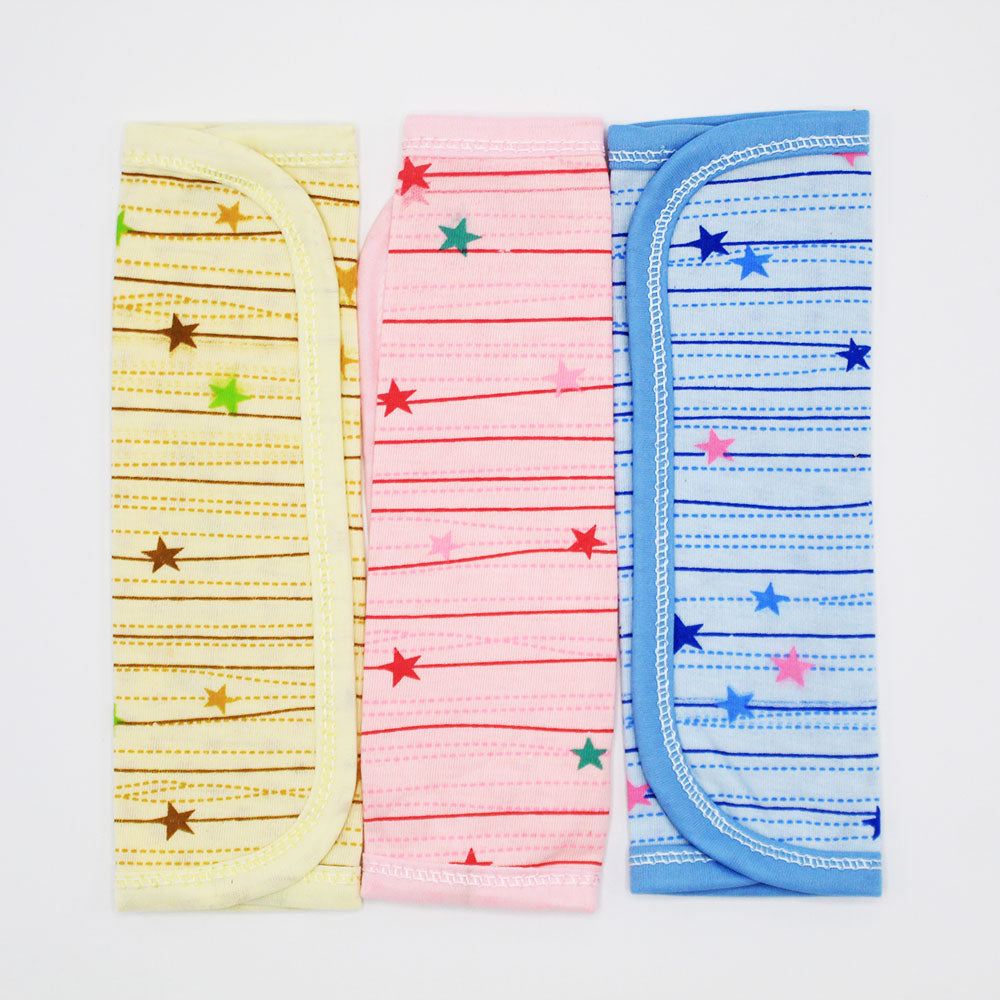 Baby 3 Pcs Pack Soft Cotton Printed Face Towel Set