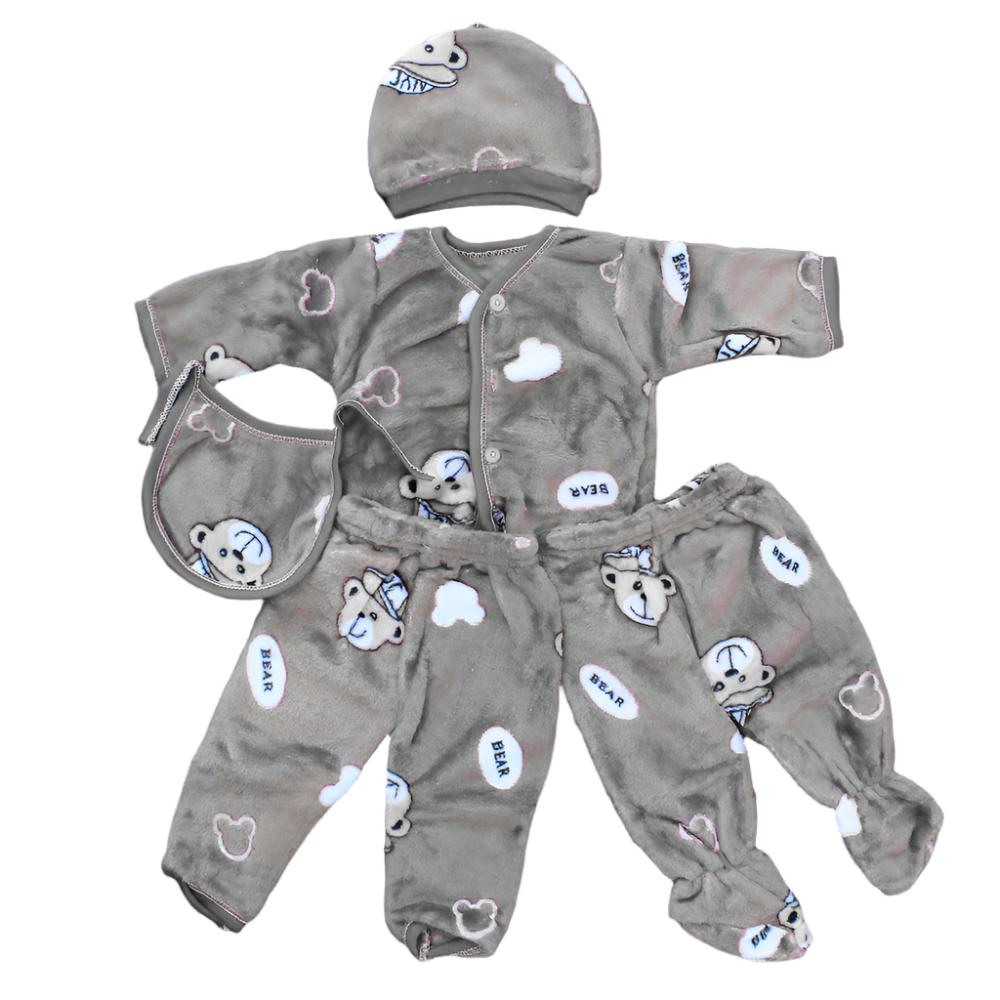 Imported Newborn Baby Winter 5 Pcs Starter Set 0-3 Months