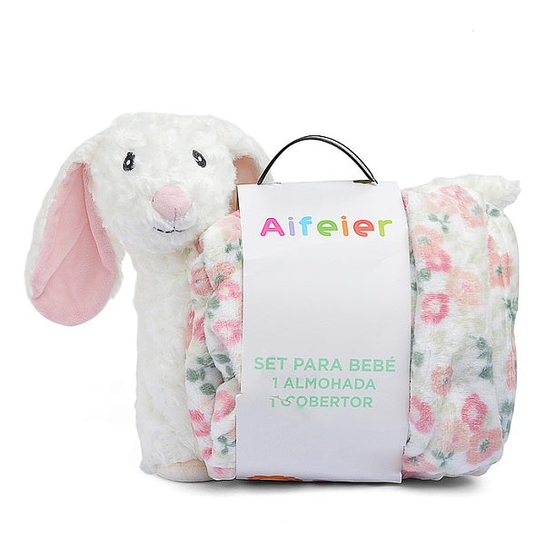 Imported Baby Super Soft Blanket with 3D Plush Big Toy | Cozy Gift Set for 0–3 Years