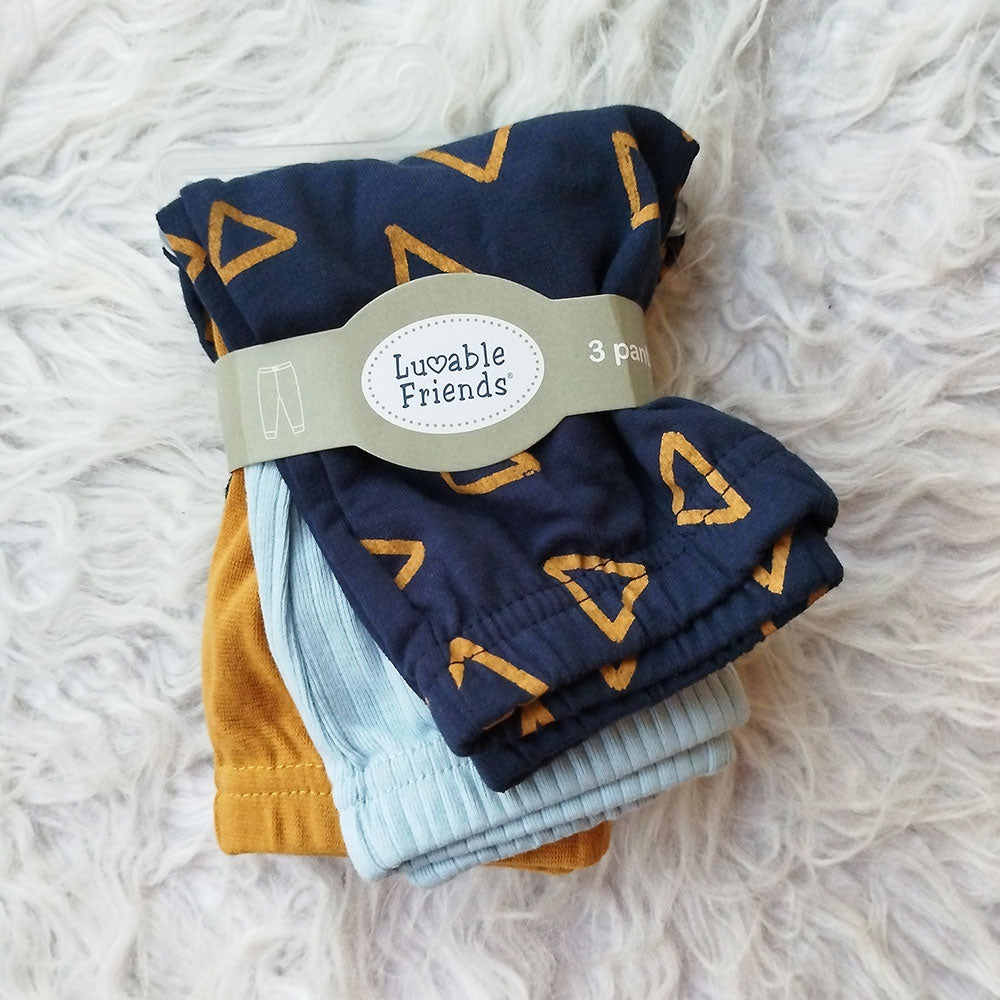 Imported Set of 3 Pcs Babies Pants Cotton Stuff for 0-9 Months