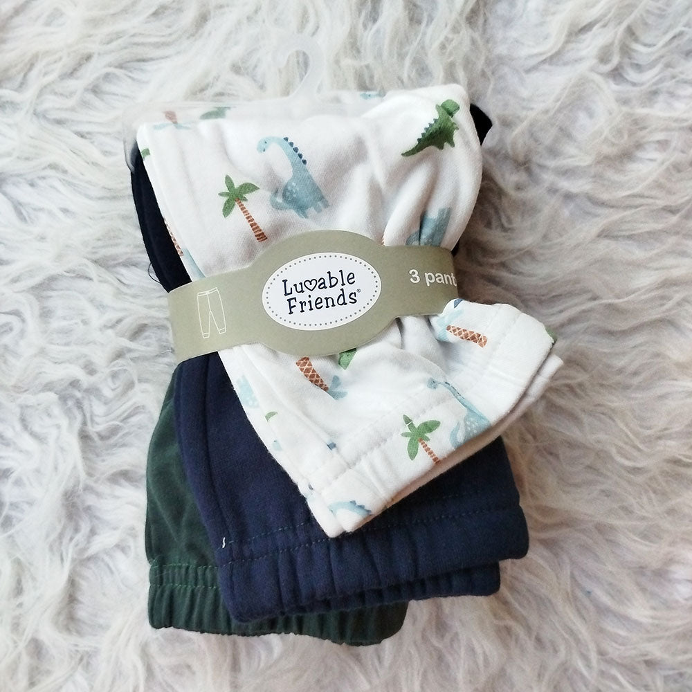 Imported Set of 3 Pcs Babies Pants Cotton Stuff for 0-9 Months