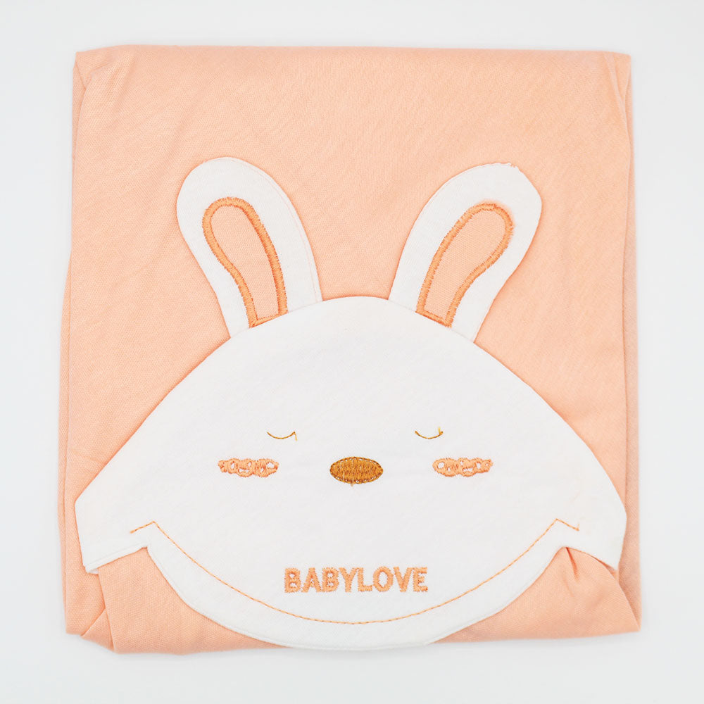 Newborn Baby 3D Bunny Long Ears Soft Wrapping Sheet Hood