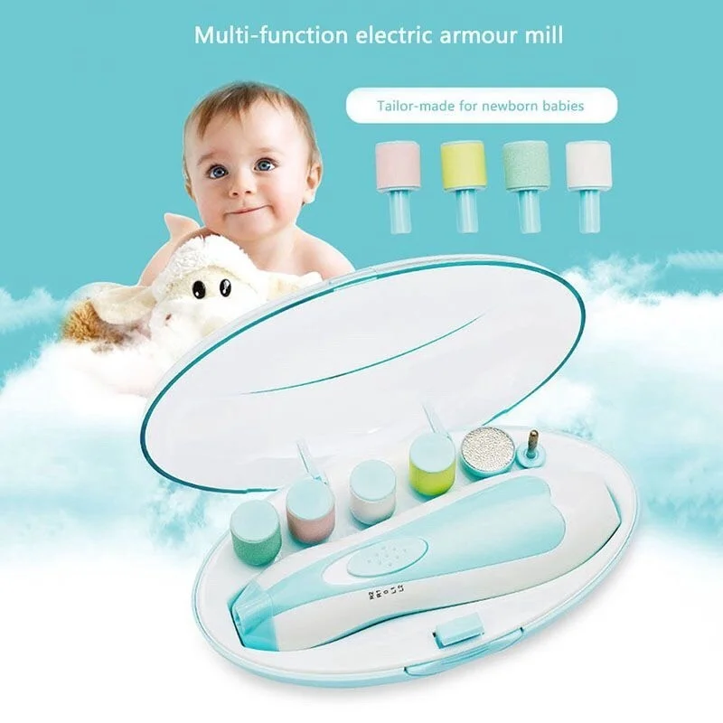 Baby Electric Nail Trimmer Kid Nail Polisher Tool Baby Care Multifunctional Fingernail Cutter Trimmer