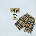 Imported Baby Kids Mickey GCI Half Sleeves Dress with Shorts for 12 Months - 4 Years