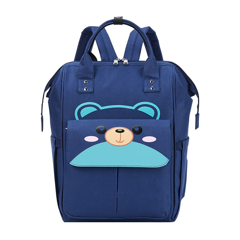 Imported Waterproof Baby Diaper Bag Cute Bear Large Capacity Backpack