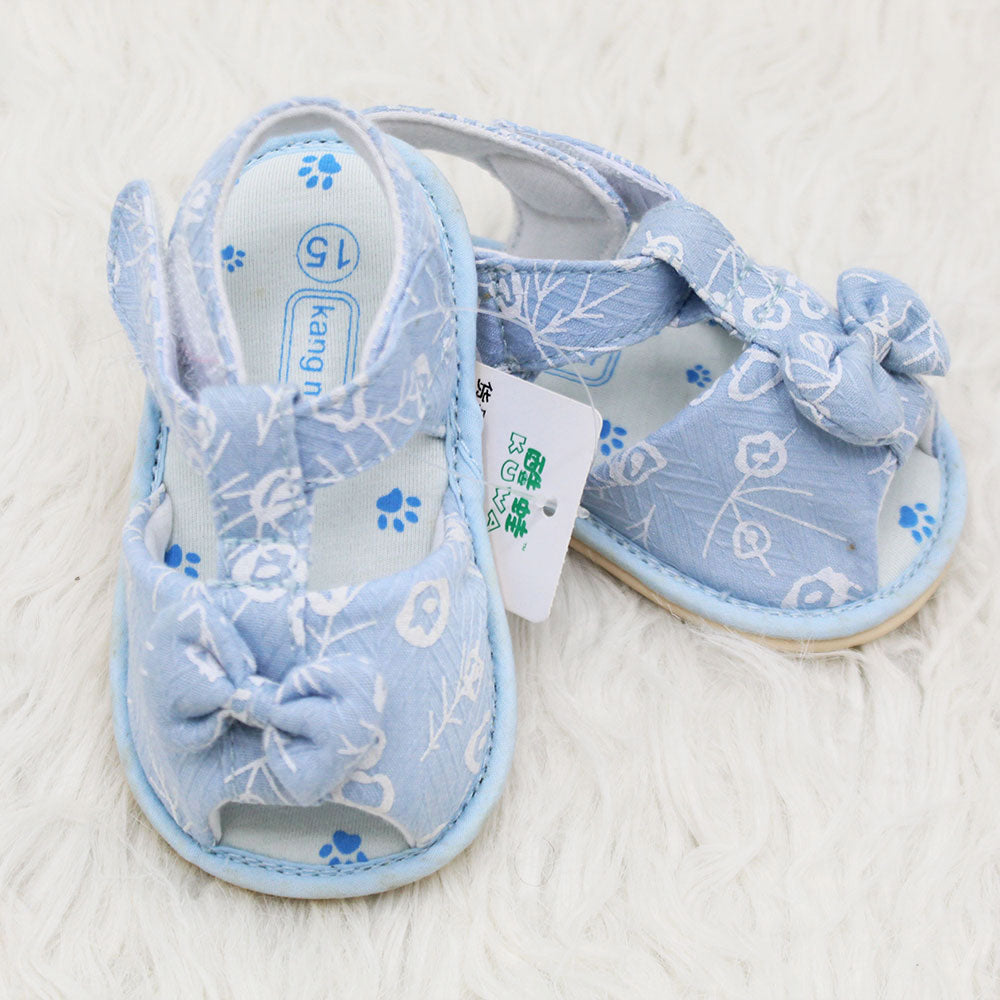 Imported Girl 3D Bow Baby Shoes Fashion Flat Sandals for 6-15 Months